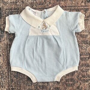 Disney Baby Blue and Cream Bodysuit